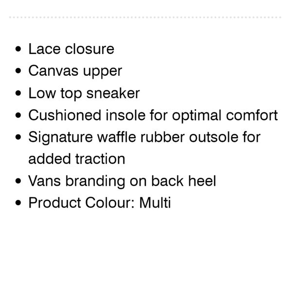 Vans womens Doheny shoe Size 8 Colors orchid red blue - Picture 2 of 11